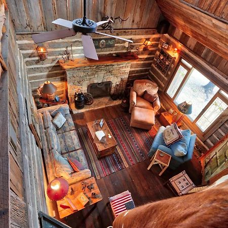 Log Cabin At Old Glory Ranch Villa Wimberley Ngoại thất bức ảnh