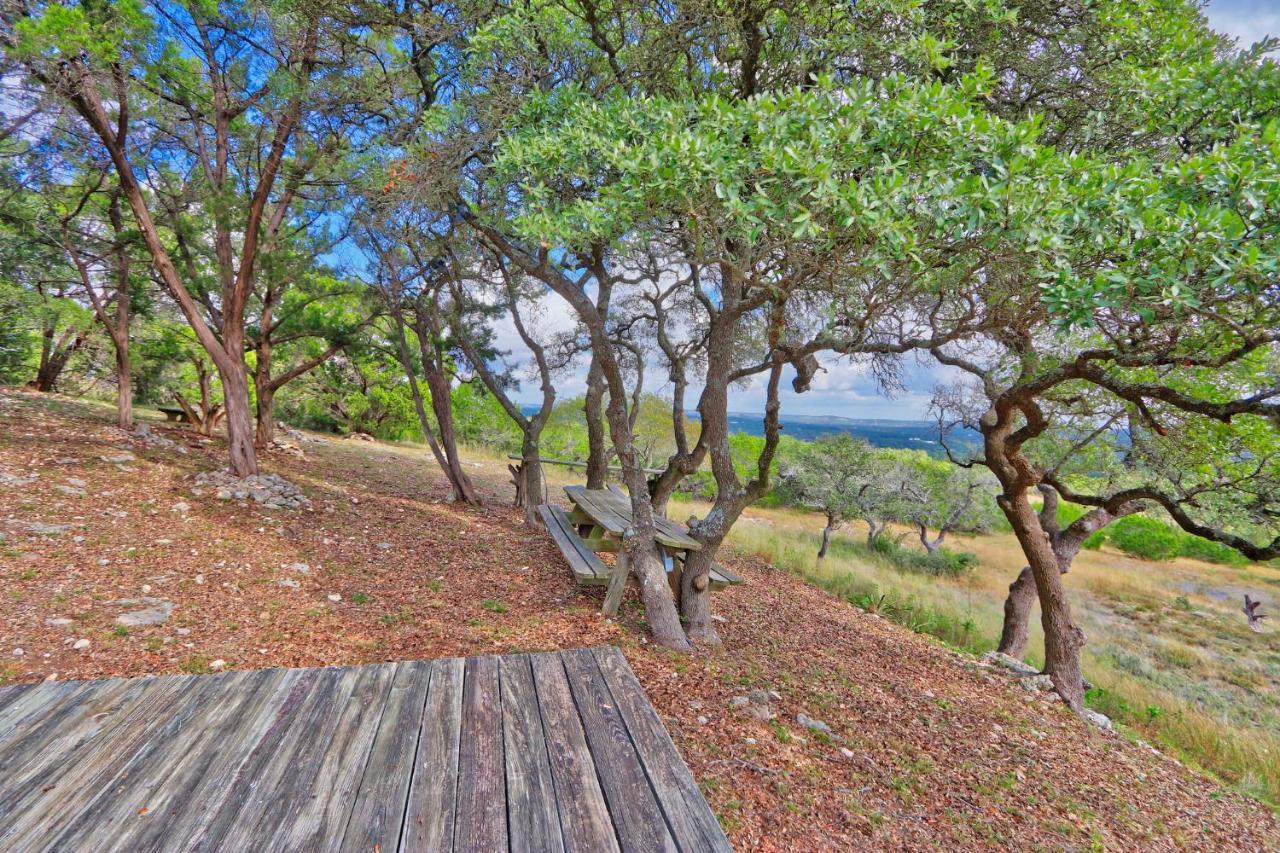 Log Cabin At Old Glory Ranch Villa Wimberley Ngoại thất bức ảnh