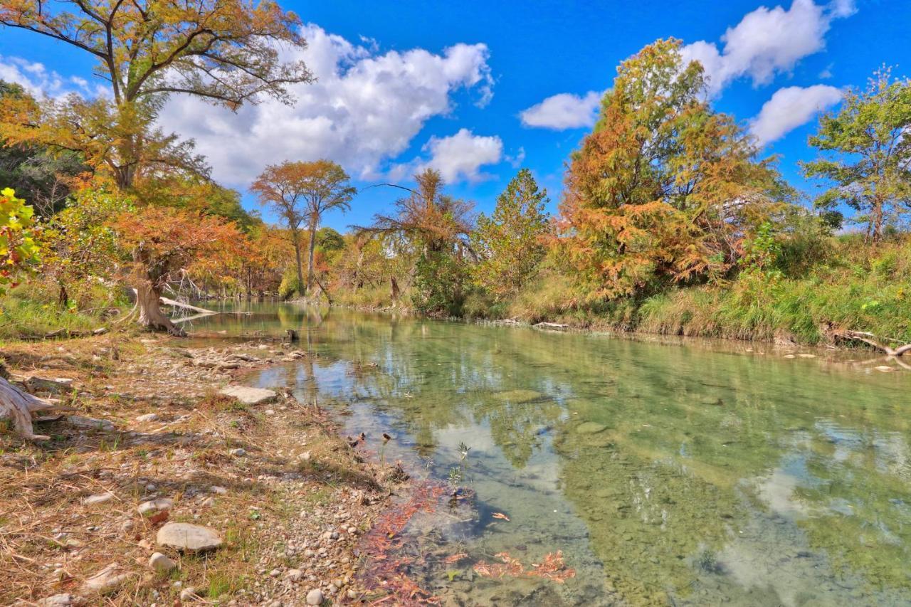 Log Cabin At Old Glory Ranch Villa Wimberley Ngoại thất bức ảnh